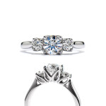 Simply Bridal 3-stone Engagement Ring