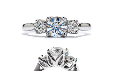 Simply Bridal 3-stone Engagement Ring