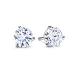 Three Prong Stud Earrings